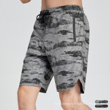 Hot Selling Summer Men Running Shorts Sweat-Wicking Mens Workout Shorts Drawstring Training Sports Shorts With Zipper Pocket